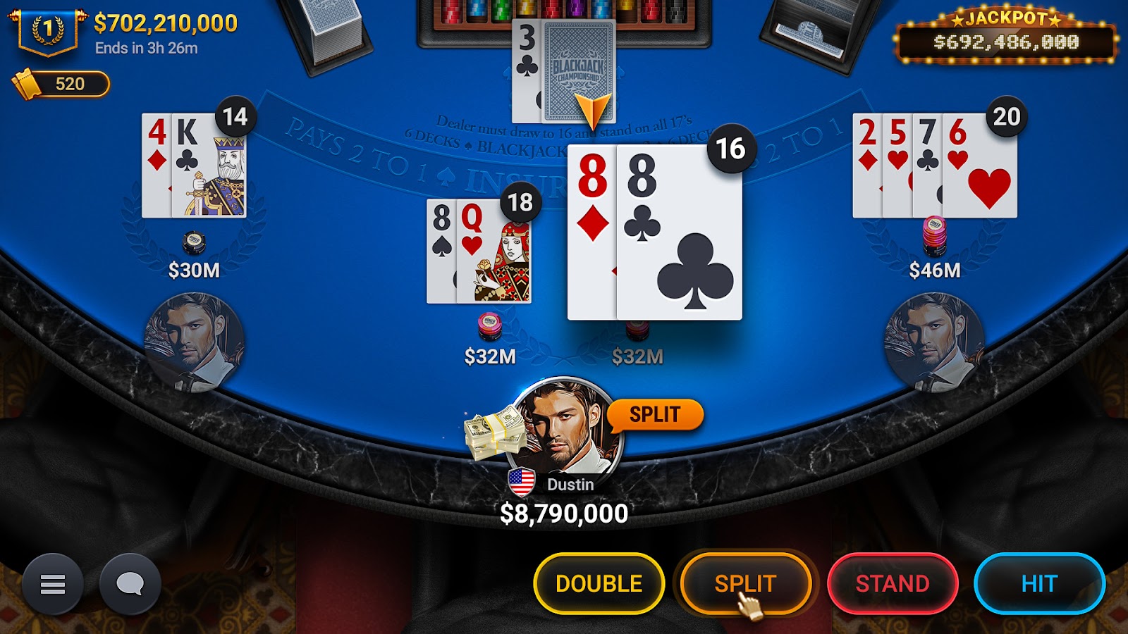 Nguyên tắc đặt cược khi chơi Blackjack online