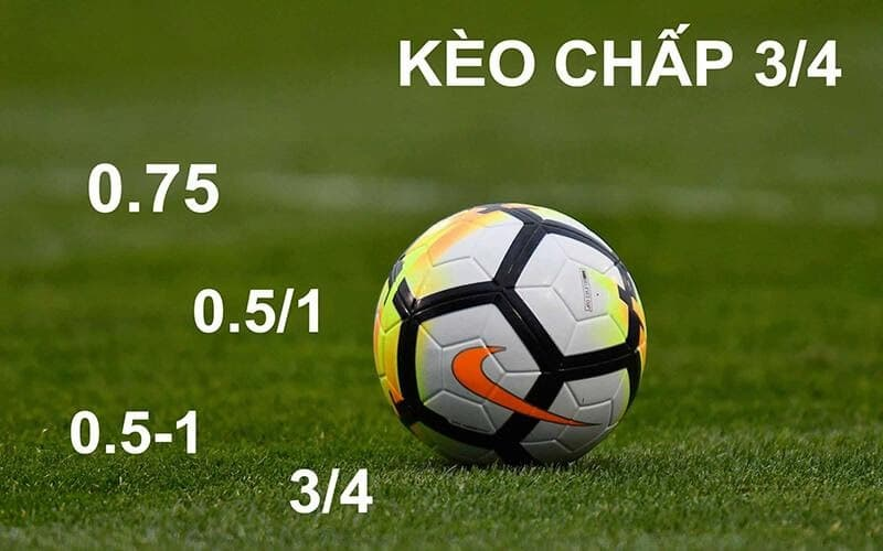 Kèo chấp bao gồm nhiều tỷ lệ chấp khác nhau.