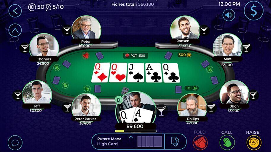 Vòng cược Showdown lật bài tìm ra người chiến thắng