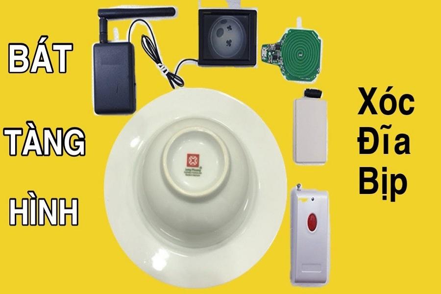 Chơi xóc đĩa bịp bằng bát, đĩa tàng hình không tang